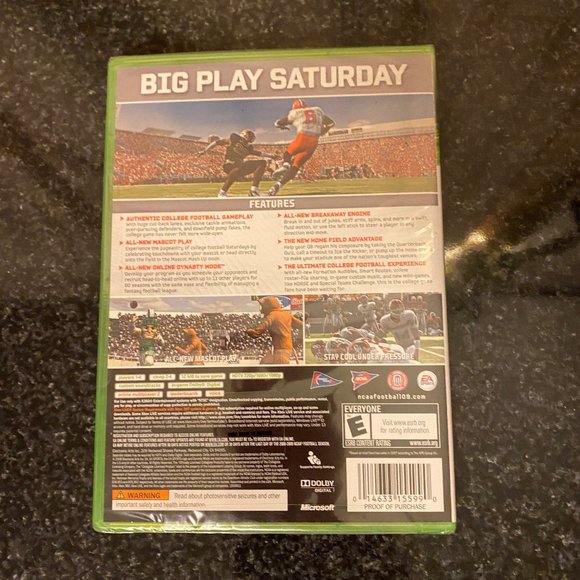 NCAA Football 09 XBOX 360 Live - Picture 2 of 2